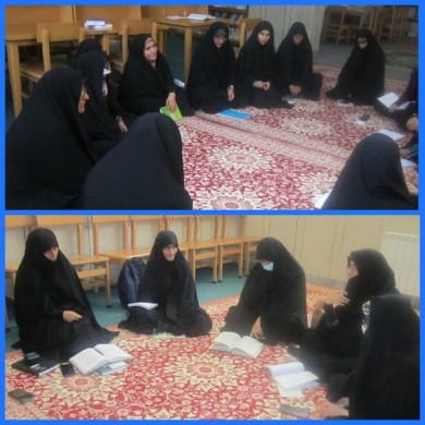 نشست اخلاق ویژه طلاب در مدرسه علمیه خواهران الزهرا علیهاالسلام گراش