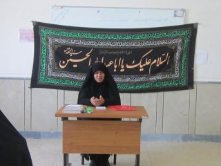 برگزاری جلسه اخلاق  با هدف آشنایی با مباحث ماه محرم با حضور  طلاب، در مدرسه علمیه خواهران الزهرا(س) گراش