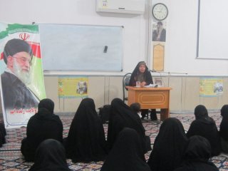 برگزاری نشست اخلاقی در مدرسه علمیه خواهران الزهرا س گراش